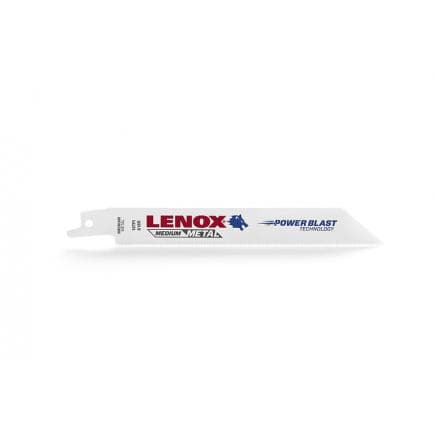 LENOX 20568624R - Lame de scie sabre bimétallique standard, pour métal fin
