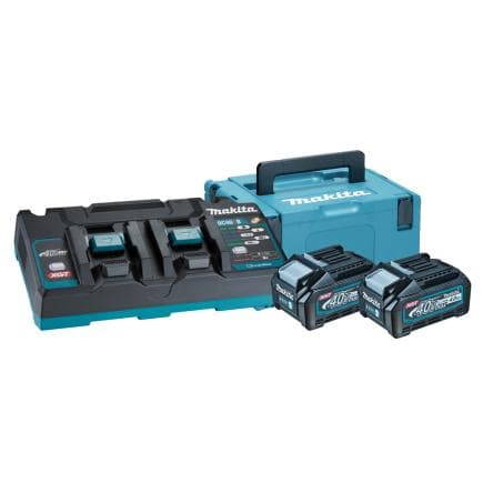 MAKITA 191U00-8 - PowerPack XGT® avec deux Li-ion batteries 4,0Ah 40V et un chargeur rapide