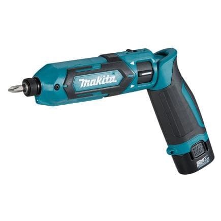 MAKITA TD022DSE - 1/4" Tournevis à chocs 7,2 V (avec 2 batterie)