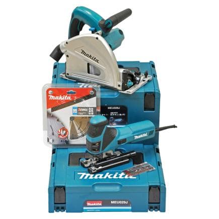 MAKITA MEU029J - Ensemble scie circulaire plongeante et scie sauteuse 720W
