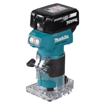 MAKITA DRT52RF1J - Trimeuse/fraiseuse LXT® 18V 6mm (avec 1 batterie et chargeur)
