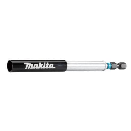 MAKITA B-66818 - Porte-mèche magnétique noir à impact avec guide de vis à ressort avec tige hexagonale de 1/4" - 80 mm