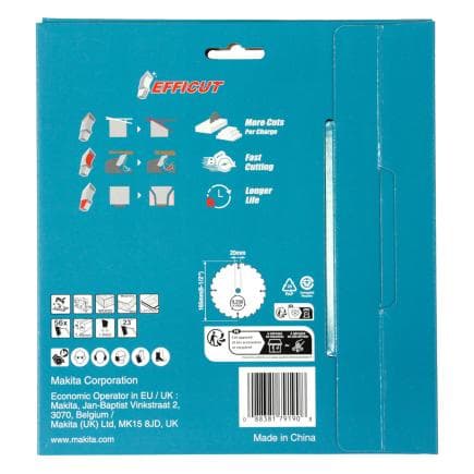 MAKITA B-57336 - Lame Efficut T.C.T., 165x20mm, 56T