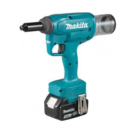 MAKITA DRV150RTJ - MACHINE A RIVETER 18V - en coffret avec 2 batteries 5.0Ah et chargeur