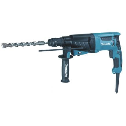 MAKITA HR2630TX12 - MARTEAU SDS-Plus 800W 26 mm - 3 FONCTIONS + 17 ACCESSOIRES
