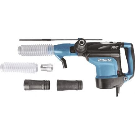MAKITA HR4511CV - ROTARY/DEMOLITOR HAMMER SDS-Max 1350W 45 mm - AVT - 2 FUNCTIONS - with suction kit