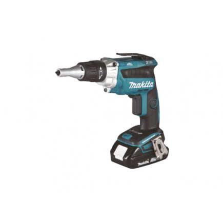 MAKITA DFS250RAJ - COVERING SCREWDRIVER 18V 1/4'' - in case with 2.0Ah batteries and charger