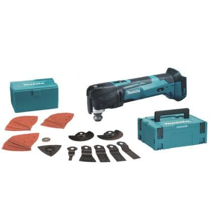 MAKITA DTM51ZJX2 - MULTI-FUNCTION TOOL 18V - QUICK RELEASE - in case, 38 accessories, without battery and charger