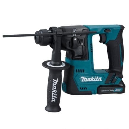 MAKITA HR140DSAE1 - MARTEAU 10,8V SDS-Plus 14 mm + 66 ACCESSOIRES - en coffret avec 2 batteries et chargeur