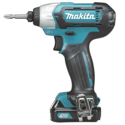 MAKITA TD110DSAJ - CLE A CHOCS 10,8V 1/4" - 110 Nm - en coffret avec 2 batteries 2.0Ah et chargeur