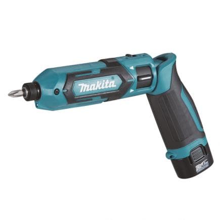 MAKITA TD022DSJ1 - IMPACT WRENCH 7,2V 1/4'' - 25 Nm - in case with battery and charger