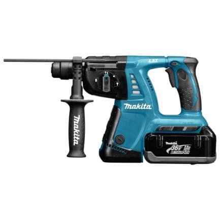 MAKITA BHR262RDJ - HAMMER 36V SDS-Plus - 3 FUNCTIONS - in a case with 2 batteries and charger