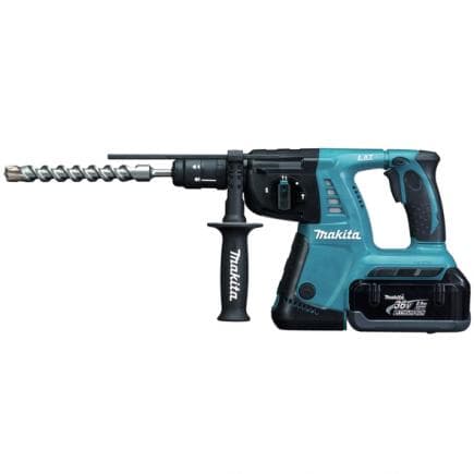 MAKITA BHR262TRDJ - HAMMER 36V SDS-Plus - 3 FUNCTIONS - in case with 2 x 2.6Ah batteries and charger