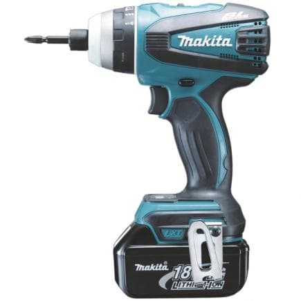 MAKITA DTP141RTJ - MULTI-FUNCTIONAL DRIVE-DRILL 18V 1/4'' - 150 Nm - in case with battery and charger
