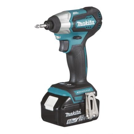 MAKITA DTD155RTJ - CLE A CHOCS 18V 1/4" - 140 Nm - en coffret avec 2 batteries 5.0Ah et chargeur