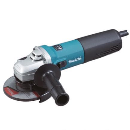 MAKITA 9565CRJX2 - MEULEUSE D'ANGLE 1400W 125/115 mm - en coffret avec hotte aspirante et disque diamanté
