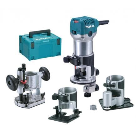 MAKITA RT0700CX3J - MACHINE À DÉCOUPER / FRAISER MUlIFONCTIONS 710W 8 mm