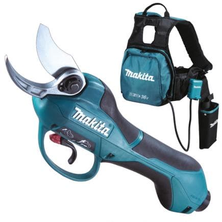 MAKITA DUP362PT2 - CISEAUX D'ÉLAGAGE 18Vx2 - avec 2 batteries 5.0Ah et chargeur de batterie - avec accessoires