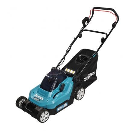 MAKITA DLM382PM2 - TONDEUSE POUSSÉE 36 V 38 cm - avec 2 batteries 4.0Ah et double Chargeurs de batterie