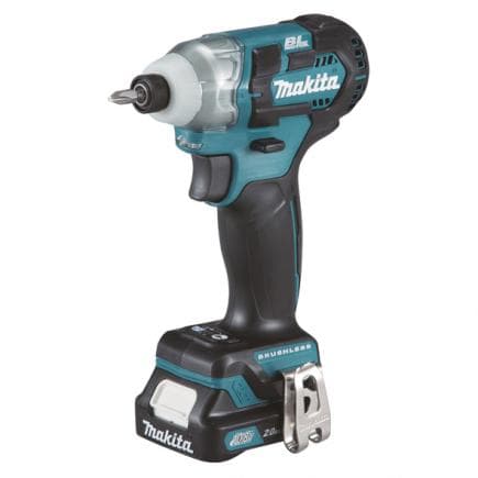 MAKITA TD111DSAJ - CLE A CHOCS 12V 1/4" - 135 Nm - en coffret avec 2 batteries 2.0Ah et chargeur de batterie