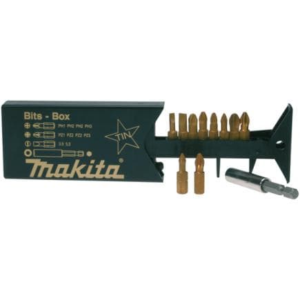 MAKITA P-49046 - Jeu 11 pcs. embouts en titane avec porte-embout magnétique