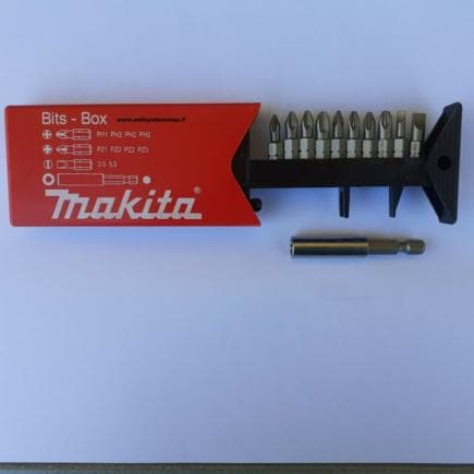 MAKITA P-49030 - Lot de 10 embouts et porte-embout magnétiques