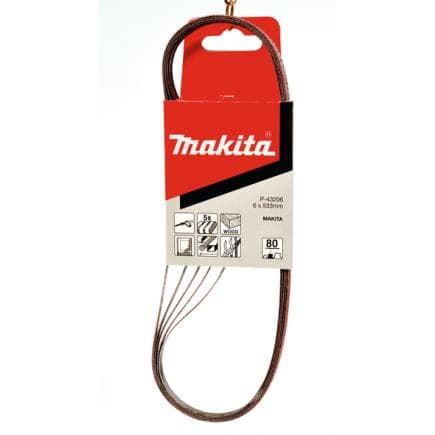MAKITA P-43197 - Abrasive tape 6x533 (5 pcs.)