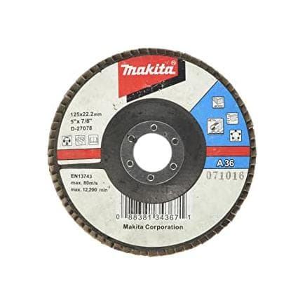 MAKITA D-27078 - Aluminium oxide flap disc 125 mm