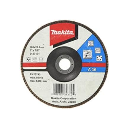MAKITA D-27165 - Oxide aluminium flap disc 180 mm