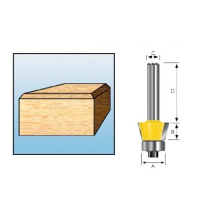 MAKITA D-10671 - Trimming and chamfering milling cutter