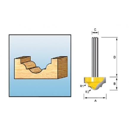 MAKITA D-11069 - Profiled milling cutter