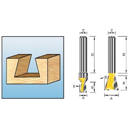 MAKITA D-10883 - Dovetail milling cutter