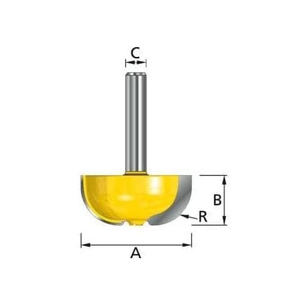 MAKITA D-09416 - Diamond milling cutter for groove