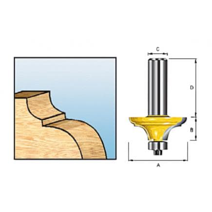 MAKITA D-11601 - Classic ogive milling cutter
