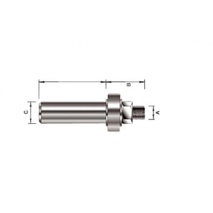 MAKITA D-12108 - Shaft with nut