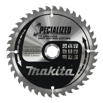 MAKITA B-09494 - Tungsten blade for wood
