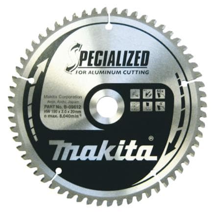 MAKITA B-09612 - Tungsten blade for aluminum