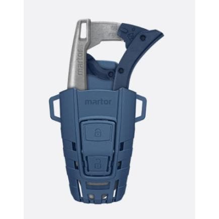 MARTOR 610102.09 - Couteau de sécurité SECUNORM 610 XDR avec holster avec lame trapézoidale 160099