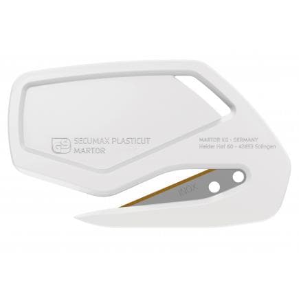 MARTOR 346922.12 - Couteau de sécurité SECUMAX PLASTICUT inoxydable pour coupes de plusieurs couches n° 346922