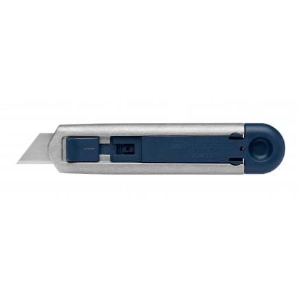 MARTOR 120700.02 - Couteau de sécurité SECUNORM PROFI25 MDP détectable au détecteur de métaux avec lame trapézoïdale en acier inoxydable n° 120700