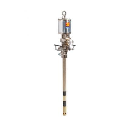 MECLUBE 011-1275-074 - Pompa pneumatica industriale per grassi R 75:1 Mod. 1275 flangiata doppio effetto lunghezza pescante 740 mm