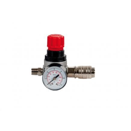 MECLUBE 014-1045-000 - Régulateur de pression avec manomètre Raccord entrée - sortie F 1/4"
