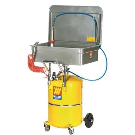 MECLUBE 055-1560-000 - Cuve de lavage avec cuve à roulettes de 65 l