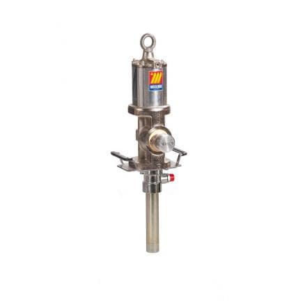 MECLUBE 021-0908-000 - Pompe pneumatique industrielle pour huile et similaire R 8 : 1 Mod. 908 bride double effet pour positions fixes