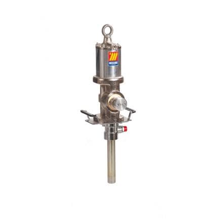 MECLUBE 021-0912-000 - Pompa pneumatica industriale per olio e affini R 12:1 Mod. 912 flangiata doppio effetto per postazioni fisse