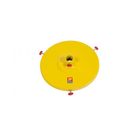 MECLUBE 014-1053-050 - Couvercle de fût pour pompes industrielles avec queue ø 50 mm pour fûts de 30 -50 kg