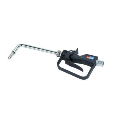 MECLUBE 024-1232-B00 - Pistola distribuzione olio Estremità rigida 90° Valvola antigoccia manuale ø 12 mm
