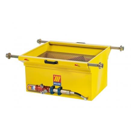 MECLUBE 046-1457-GP0 - Récipient récupérateur d'huile usagée de 120 l avec pompe de vidange
