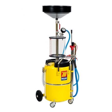 MECLUBE 040-1442-000 - Aspirateur pneumatique d'huile usée de 65 l avec préchambre