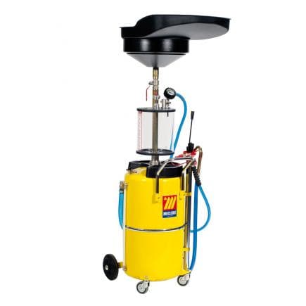 MECLUBE 040-1445-000 - Aspirateur pneumatique d'huile usée de 90 l avec préchambre